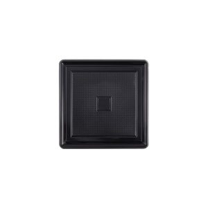 Square black Medorino 9.5x9.5 cm (3.74"x3.74")