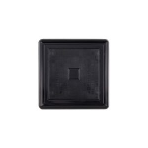 Square black Medorino 12x12 cm (4.7"x4.7")
