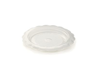 Mini Medoro BioCompostable Tray Ø 9,5cm (Ø 3.74 inches) – Clear – Each Case Contain 600 PCS