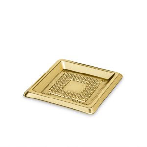 Square Medorino 6,5X6,5 cm(2.55"x2.55") int 4,5x4,5 cm(1.77"x1.77") - Gold - Each case contain 600 pieces