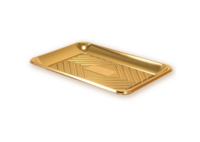 KADO’ TRAY GOLD 29X21 CM (11.22″X8.07″) – Each case contain  200 PCS