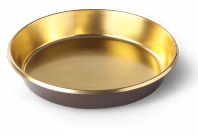 Charlotte Bavarian Container Ø30 (11.81″) – Gold – Each Case Contains 100 Pcs