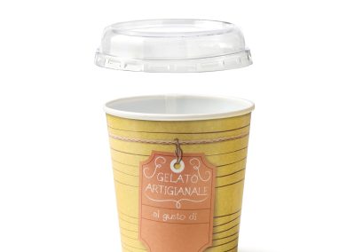 GELATO JAR 500CC (16.90 fl. oz.) WITH LIDS – Pint – Each Case Contain 150 PCS