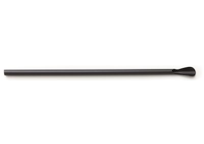 BioCompostable PLA Sundae Straws 210xØ6 mm (8.27xØ0.23 in) – Black – Each case contain 6000 pieces