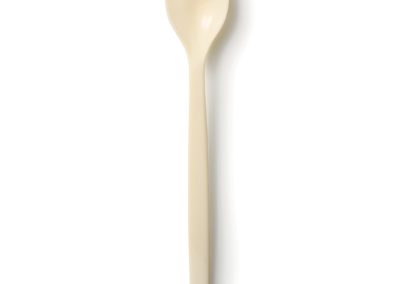BioCompostable PLA Big Sundae Spoons 18cm (7.08 in) – Cream – Each case contain 3000 pieces