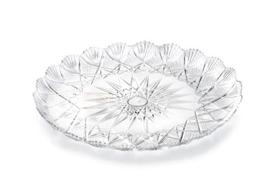 Stella Tray size 1 Ø 21.5 cm (8.46 inches) – Clear – Each Case Contain 10Kg (22 lb)