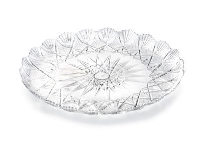 Stella Tray size 2 Ø 24.5 cm (9.64 inches) – Clear – Each Case Contain 10Kg (22 lb)