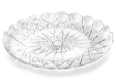 Stella Tray size 4 Ø 33.5 cm (12 inches) – Clear – Each Case Contain 10Kg (22 lb)
