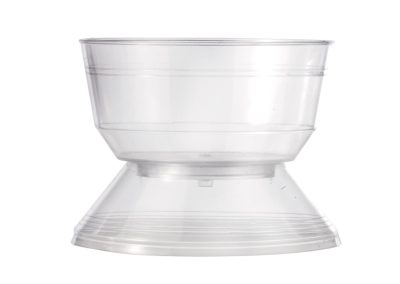 Stefania Medium Cup with Lid 180cc (6.08 fl. oz.) – Clear – Each Case Contain 200 PCS