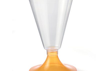 LARGE SUSANNA CUP 400cc -13.52 fl. oz. H17 cm -6.69″ tall (orange base) Each case contain 200 pieces