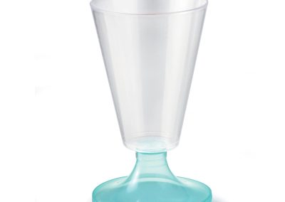 MEDIUM SUSANNA CUP 240cc 8.11 fl. oz. H 14cm-5.11″ (light blue base) Each case contain 200 pieces
