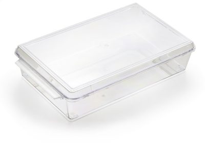 TIRAMISU CONTAINER WITH LID – port. 12 – 1800cc (60.86 fl. oz. ) – Transparent – Each Case Contain 50 pcs