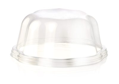 COMPOSTABLE DOME LID FOR CUP 250201040 (170cc5.74 fl. oz.) – Transparent – Each case contain 500 pcs