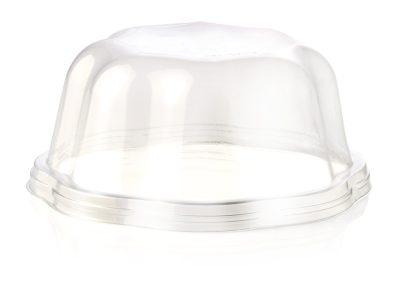 COMPOSTABLE DOME LID FOR CUP 145019050 (210cc – 7.10fl oz) – Transparent – Each case contain 400 pcs
