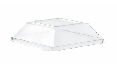 LID FOR DECO’ SQUARE CUP 200 CC – Transparent – Each case contain 400 pcs