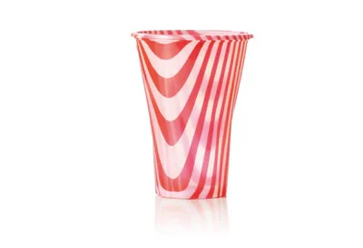 DRINK MIX GLASS CC 400 (13.52 fl. oz.) RED STRIPE COLOR – EACH CASE CONTAIN 500 PCS