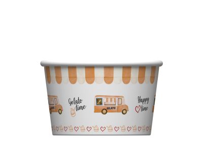 PAP Happy Van Cups 140cc (5 fl. oz.) EACH CASE CONTAINS 1.000 PCS