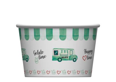 PAP Happy Van Cups 290cc (10 fl. oz.) EACH CASE CONTAINS 500 PCS