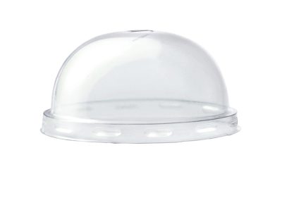 LID W/HOLE FOR PLA GLASS 530/675CC CLEAR – 480 PCS